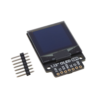 Módulos de pantalla - LCD, gráfica Blanco OLED - matriz pasiva SPI 1.12" (28.45mm) 128 x 128