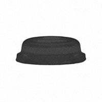 Bumper Cylindrical, Tapered 0.500" Dia (12.70mm) Polyurethane Black
