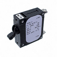 回路遮断器 磁気（油圧式遅延） 30A 250 V AC DC レバー パネルマウント