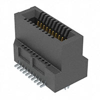 20 positionen Buchse Steckverbinder Nicht angegeben - Doppelkante Gold 0,031" (0,80mm) Schwarz
