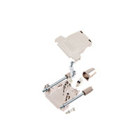 15 Position Two Piece Backshell Connector Silver 90°, 180° Shielded