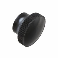 旋鈕型、直式 旋鈕 軸搭配 無指示器 苯酚 黑色