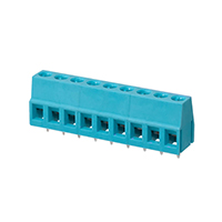 9 Position Wire to Board Terminal Block Horizontal with Board 0.200" (5.08mm) Through Hole