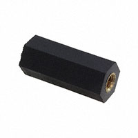 Hex Standoff Threaded M5 Nylon 1.181" (30.00mm) Black