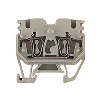 Terminal Block Connector 2 Position Feed Through Beige 12-26 AWG