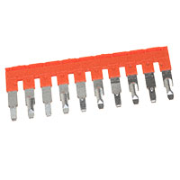 10 Position Terminal Block, Cross Connection Jumper Flat Pins