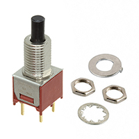 Pushbutton Switch DPST-NO Standard Panel Mount, Rear