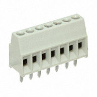 7 Position Wire to Board Terminal Block Horizontal with Board 0.100" (2.54mm) Through Hole