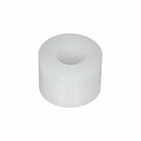 Round Spacer Unthreaded Nylon Natural