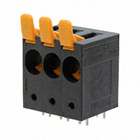3 Position Wire to Board Terminal Block Horizontal with Board 0.394" (10.00mm) Through Hole