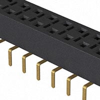 60 Positionen Steckbuchse, Zugang von unten, Durchgang Steckverbinder 0,100" (2,54mm) Durchkontaktierung Gold