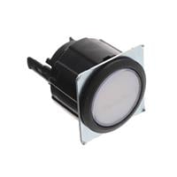 Pushbutton Switch DPDT Standard, Illuminated Panel Mount, Front
