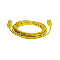 6,00' (1,83m) Strømledning Gul NEMA 5-15P til NEMA 5-15R SOOW