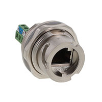 Jack Modular Connector 8p8c (RJ45, Ethernet) Straight Shielded Cat5e