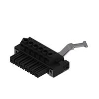 6 Position Terminal Block Plug, Blade Sockets 0.300" (7.62mm) 180° Free Hanging (In-Line)