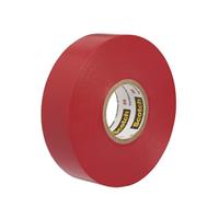 Electrical Tape Rubber Adhesive Red 1.00" (25.40mm) X