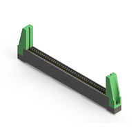 84 Position Femelle Connecteur Non spécifié - double bord Or 0,100 po (2,54mm) Noir