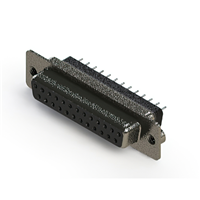 25 Positionen, D-Sub , Buchse, Flanschdose Steckverbinder