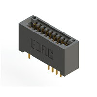 18 positionen Buchse Steckverbinder Nicht angegeben - Doppelkante Gold 0,100" (2,54mm) Schwarz