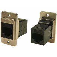 Modular Coupler Connector Jack, 6p4c (RJ11, RJ14) To Jack, 6p4c (RJ11, RJ14) Cat3 Unshielded