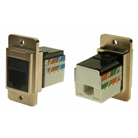 Modulaire Adaptateur Connecteur Autodénudant, à pression, réglette de raccordement vers Prise, 8p8c (RJ45) Cat6