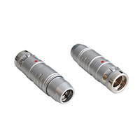 4 Position Circular Connector Plug, Male Pins Solder Cup