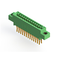 26 positionen Buchse Steckverbinder Nicht angegeben - Doppelkante Gold 0,125" (3,18mm) Grün