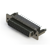 25 Position D-Sub Receptacle, Female Sockets Connector