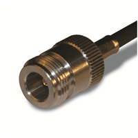 N Type Connector Jack, Female Socket 50 Ohms Free Hanging (In-Line) Crimp