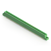 80 Position Female Connector Non Specified - Dual Edge Gold 0.156" (3.96mm) Green