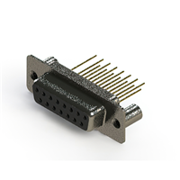 15 Positionen, D-Sub , Buchse, Flanschdose Steckverbinder