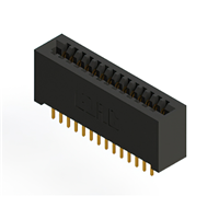 28 positionen Buchse Steckverbinder Nicht angegeben - Doppelkante Gold 0,100" (2,54mm) Schwarz