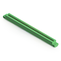 74 Position Female Connector Non Specified - Dual Edge Gold 0.156" (3.96mm) Green