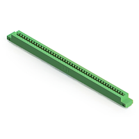 88 Position Female Connector Non Specified - Dual Edge Gold 0.156" (3.96mm) Green
