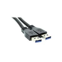 USB 5Gbps (USB 3.0, USB 3.x Gen 1, Superspeed) Cable A Male to A Male 6.00' (1.83m) Shielded