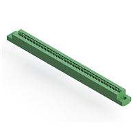 35 Position Female Connector Non Specified - Single Edge Tin 0.156" (3.96mm) Green