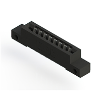 8 Position Female Connector Non Specified - Single Edge Tin 0.156" (3.96mm) Black