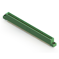 100 positionen Buchse Steckverbinder Nicht angegeben - Doppelkante Gold 0,100" (2,54mm) Grün