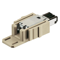 Plug Modular Connector 8p4c Position Shielded Cat5 IDC