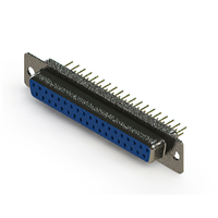 37 Position D-Sub Receptacle, Female Sockets Connector