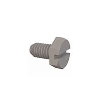 1/4"-28 Hex Head Bolt Hex Socket, Slotted Drive Nylon