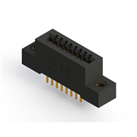 16 positionen Buchse Steckverbinder Nicht angegeben - Doppelkante Gold 0,100" (2,54mm) Schwarz