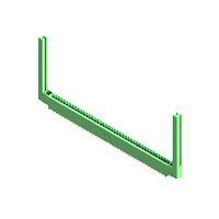 82 Position Female Connector Non Specified - Dual Edge Gold 0.156" (3.96mm) Green