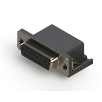 15 Positionen, D-Sub , Buchse, Flanschdose Steckverbinder