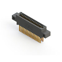 32 positionen Buchse Steckverbinder Nicht angegeben - Doppelkante Gold 0,100" (2,54mm) Schwarz