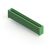 27 Position Femelle Connecteur Non spécifié, bord unique Or 0,100 po (2,54mm) Vert