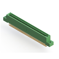 34 Position Femelle Connecteur Non spécifié, bord unique Or 0,100 po (2,54mm) Vert
