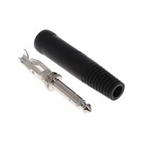 6.35mm (0.250", 1/4") - Headphone Phone Plug Stereo (3 Conductor, TRS) Connector Solder Eyelet(s)