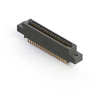 40 positionen Buchse Steckverbinder Nicht angegeben - Doppelkante Gold 0,100" (2,54mm) Schwarz