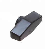 平滑型 旋鈕 軸搭配 無指示器 熱固性聚酯 黑色